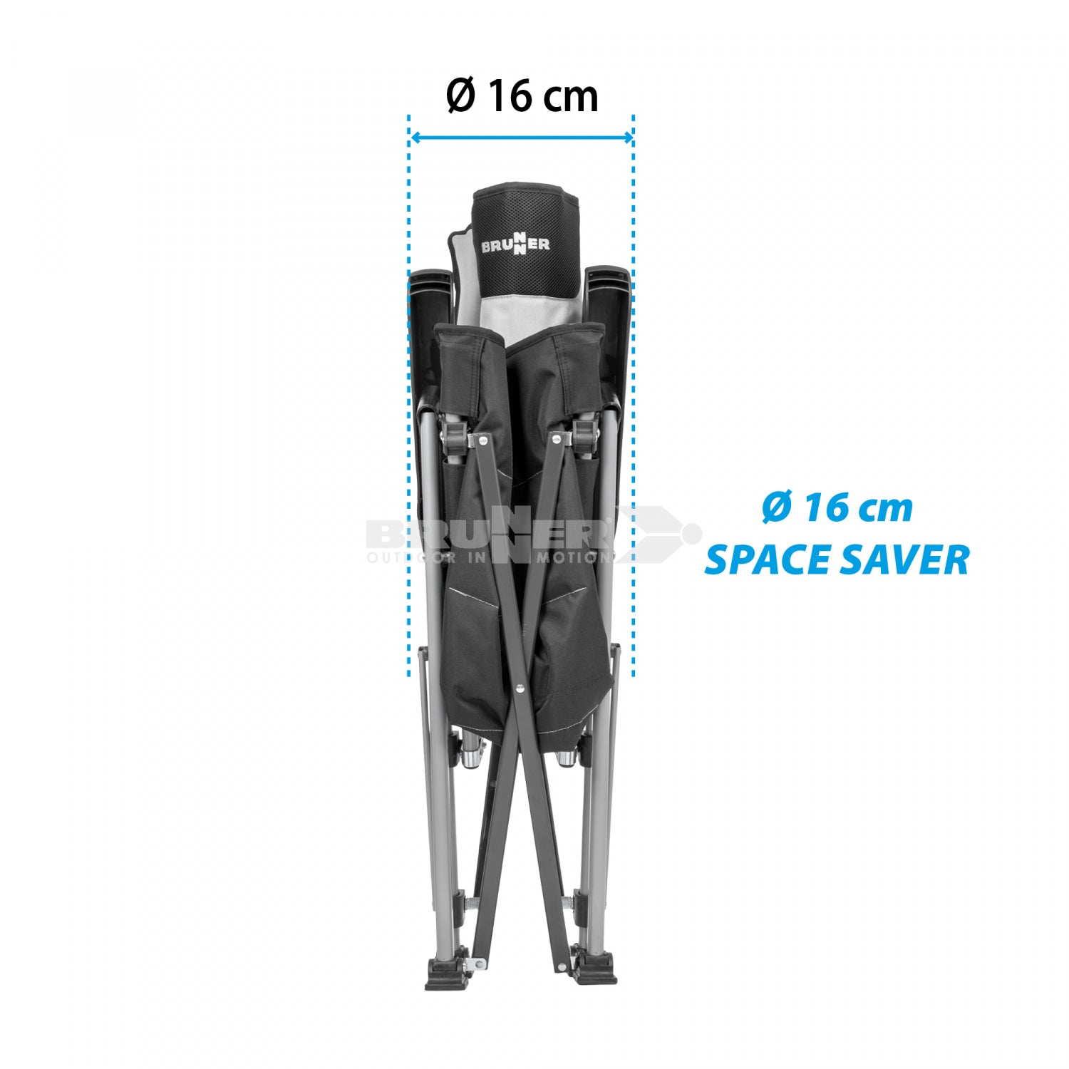 Brunner Raptor Highback Camping Chair Grey