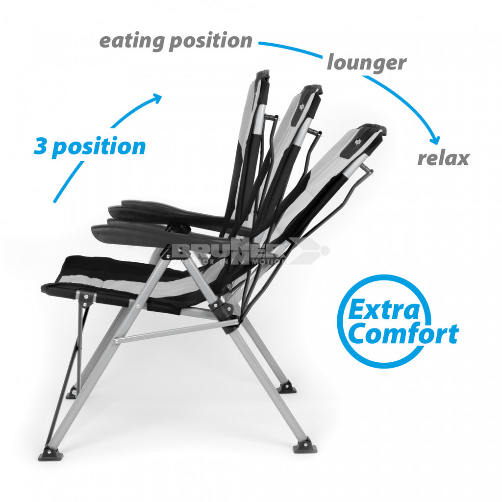 Brunner Raptor Highback Camping Chair Blue