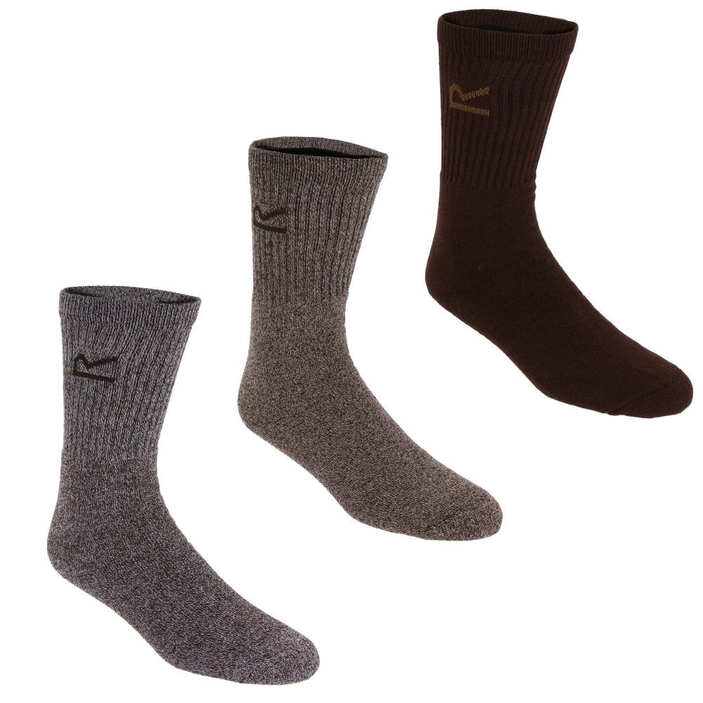 Regatta Men's 3 Pack Socks Size 6-11