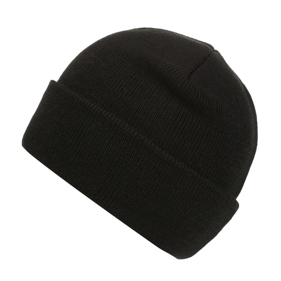 regatta axton knitted beanie hat black