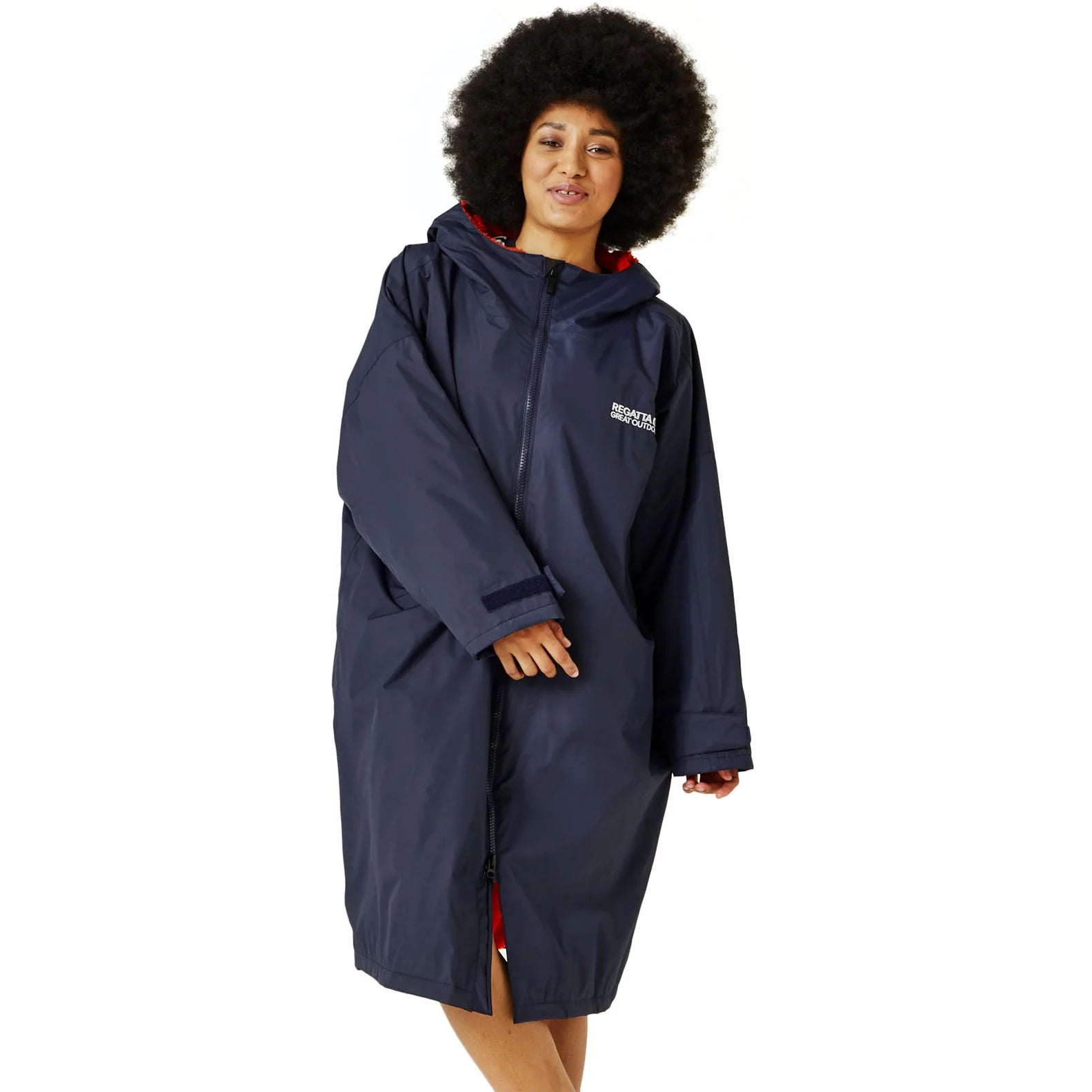 regatta adult waterproof changing robe navy