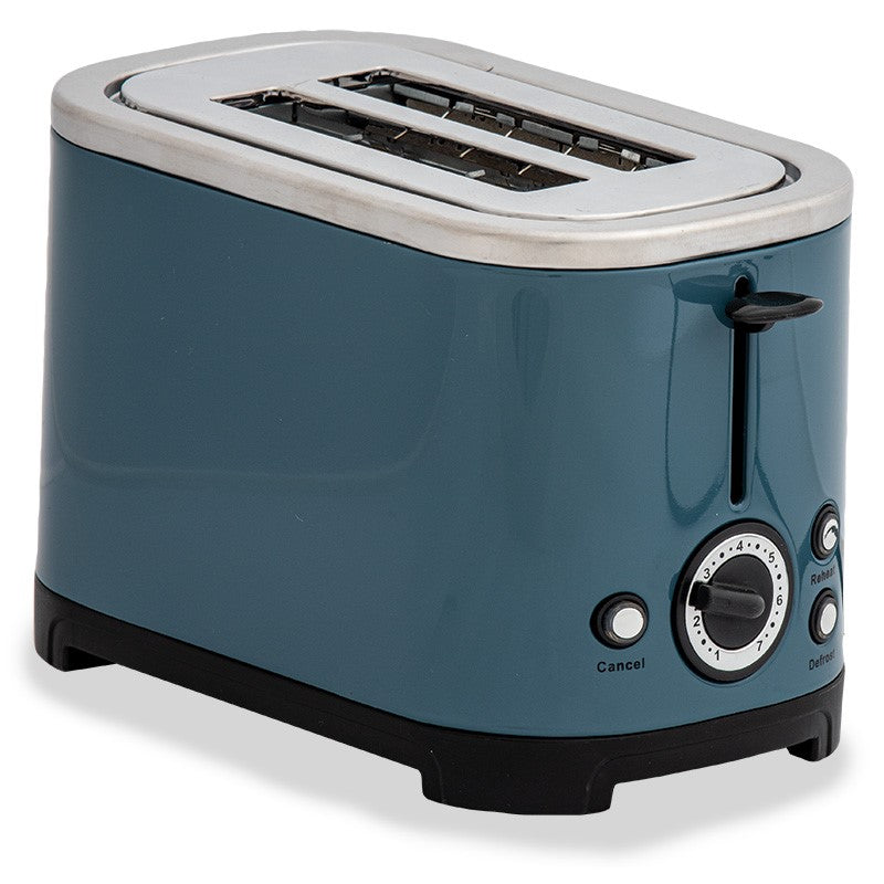 quest rockwet low wattage stainless steel toaster slate grey