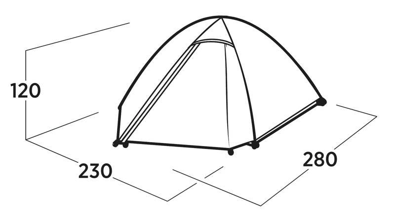 Easycamp Rondane 3 Person Dome Tent