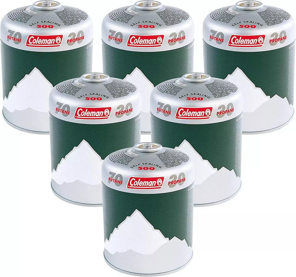 Coleman C500 EN417 Gas Cartridge 6 pack