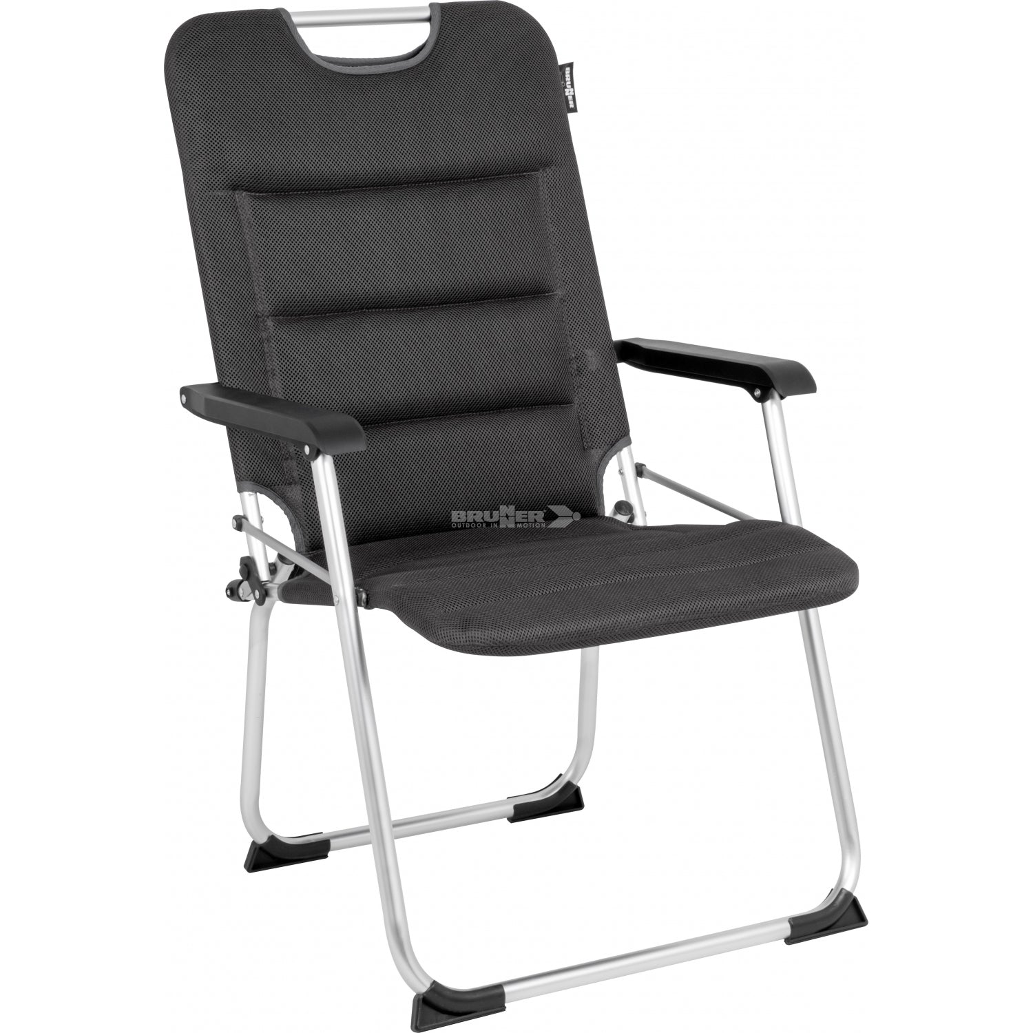 brunner sangria compact camping chair dark grey