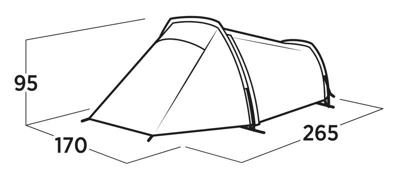 Easycamp Sarek 2 Persons Lightweight Tent