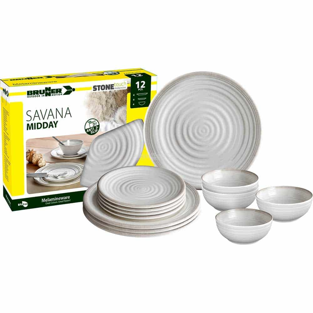 Brunner Savana Midday 12 Piece Melamine Dinner Set