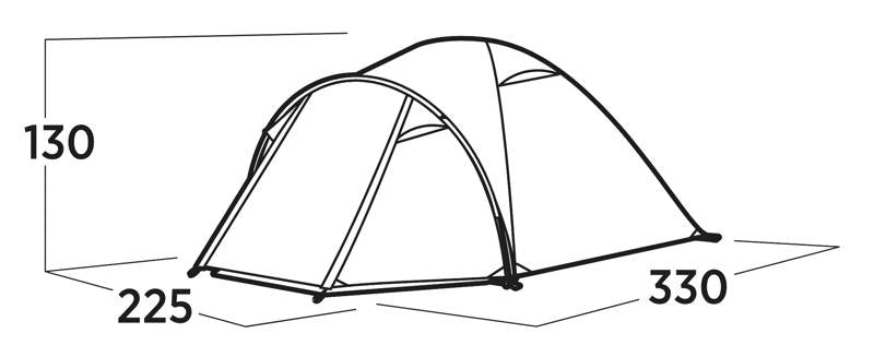 Easy Camp Setesdal 4 Person Dome Tent