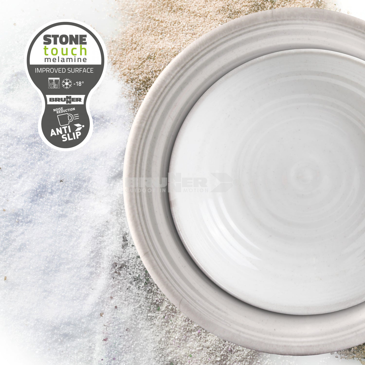 Brunner Savana 21 cm Melamine Side Plate