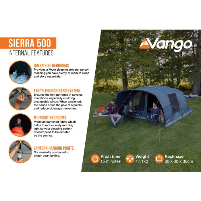 Vango Sierra 500 Poled Tent