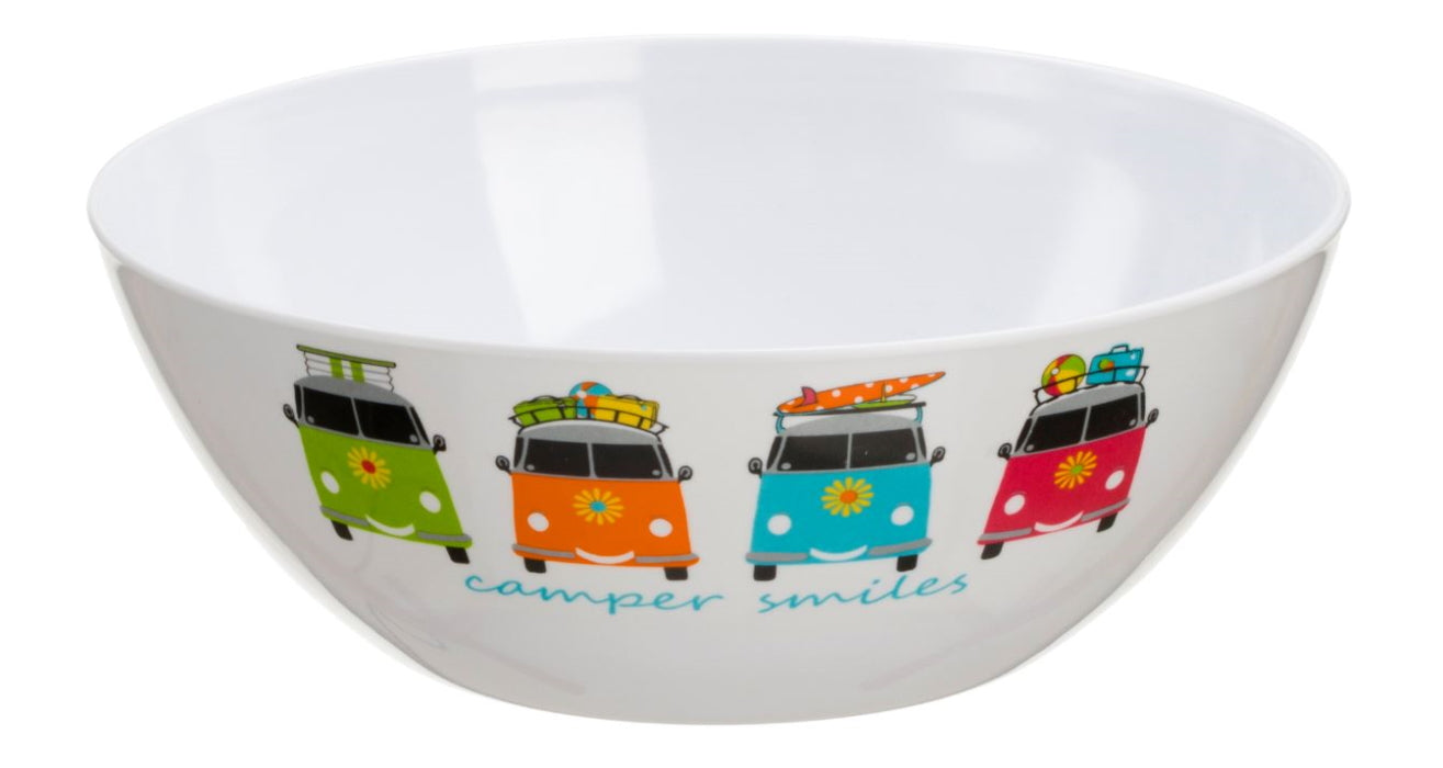 flamefield camper smiles melamine salad bowl