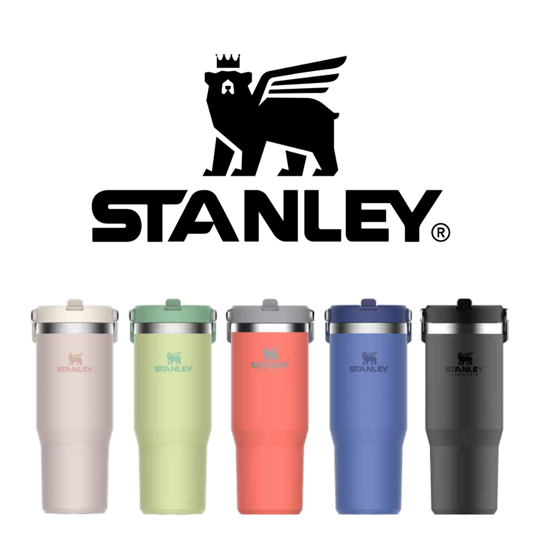 Stanley Iceflow Flip Straw Stainless Steel Insulated Drinks Tumbler /  Bottle 0.89L
