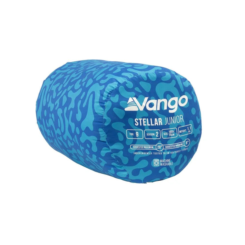 Vango Stellar Junior Sleeping Bag Atlantic Blue