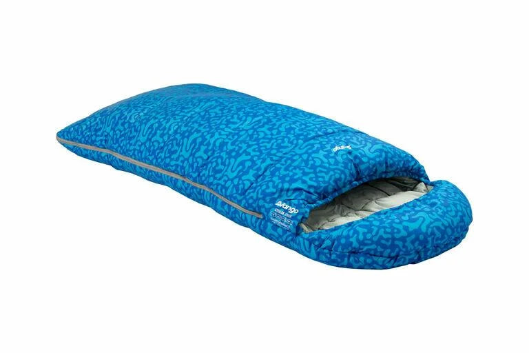 vango stellar junior sleeping bag atlantic blue