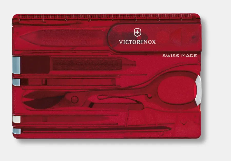 victorinox swiss card red