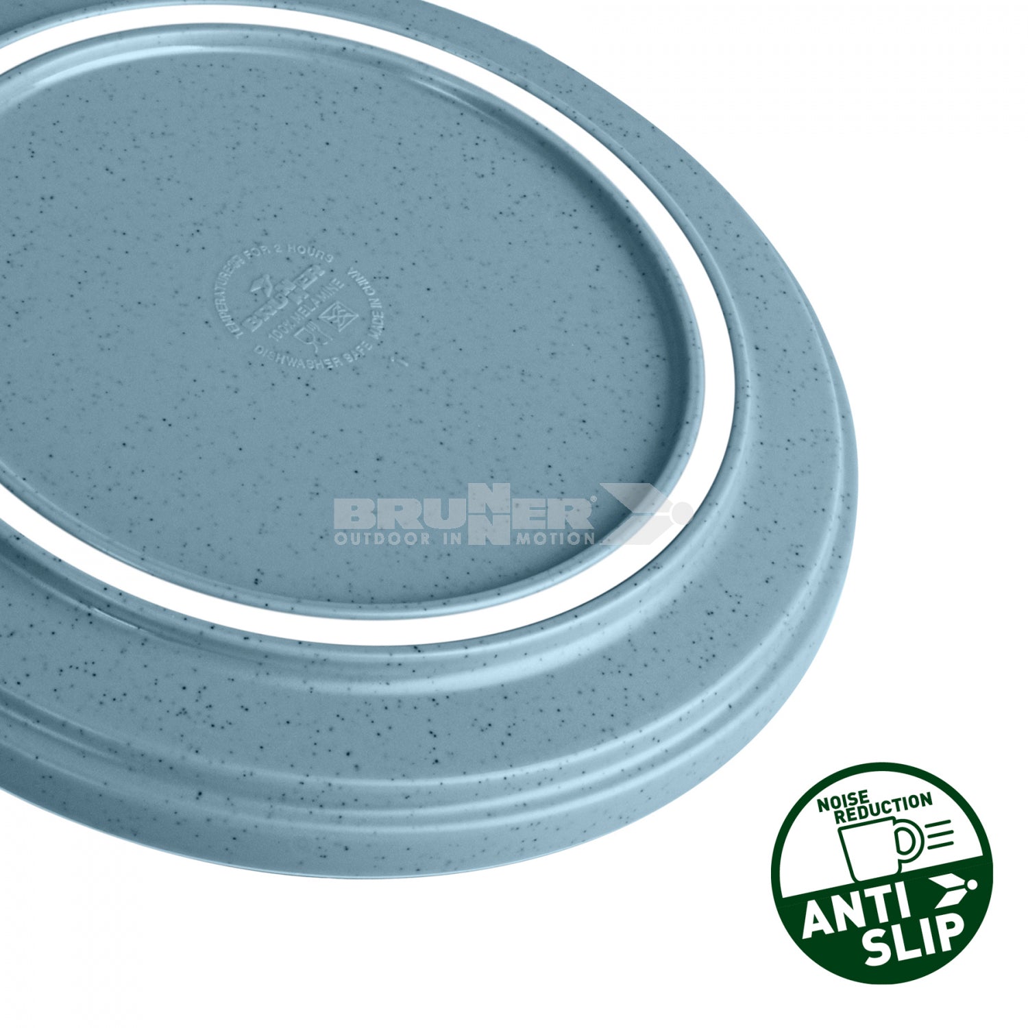 Brunner Dolomit Blue Tete a Tete Melamine Set 8 Piece