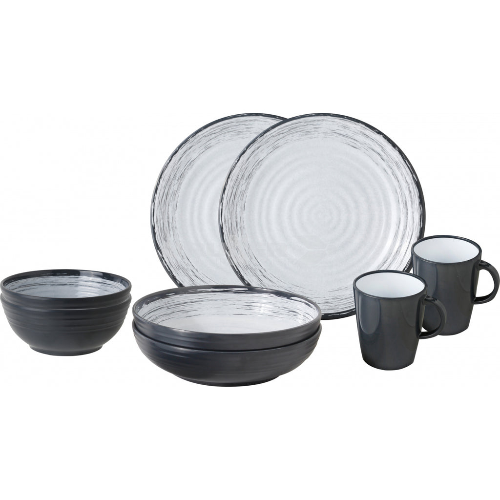 Brunner Granada Tete a Tete 8 Piece Melamine Non slip Dinner Set