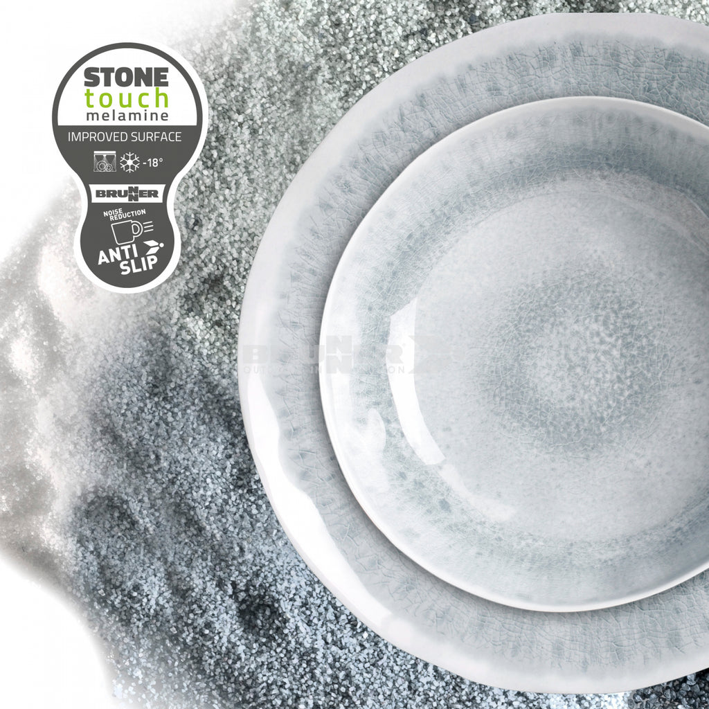Brunner Pearl Midday 12 Piece Melamine Dinner Set