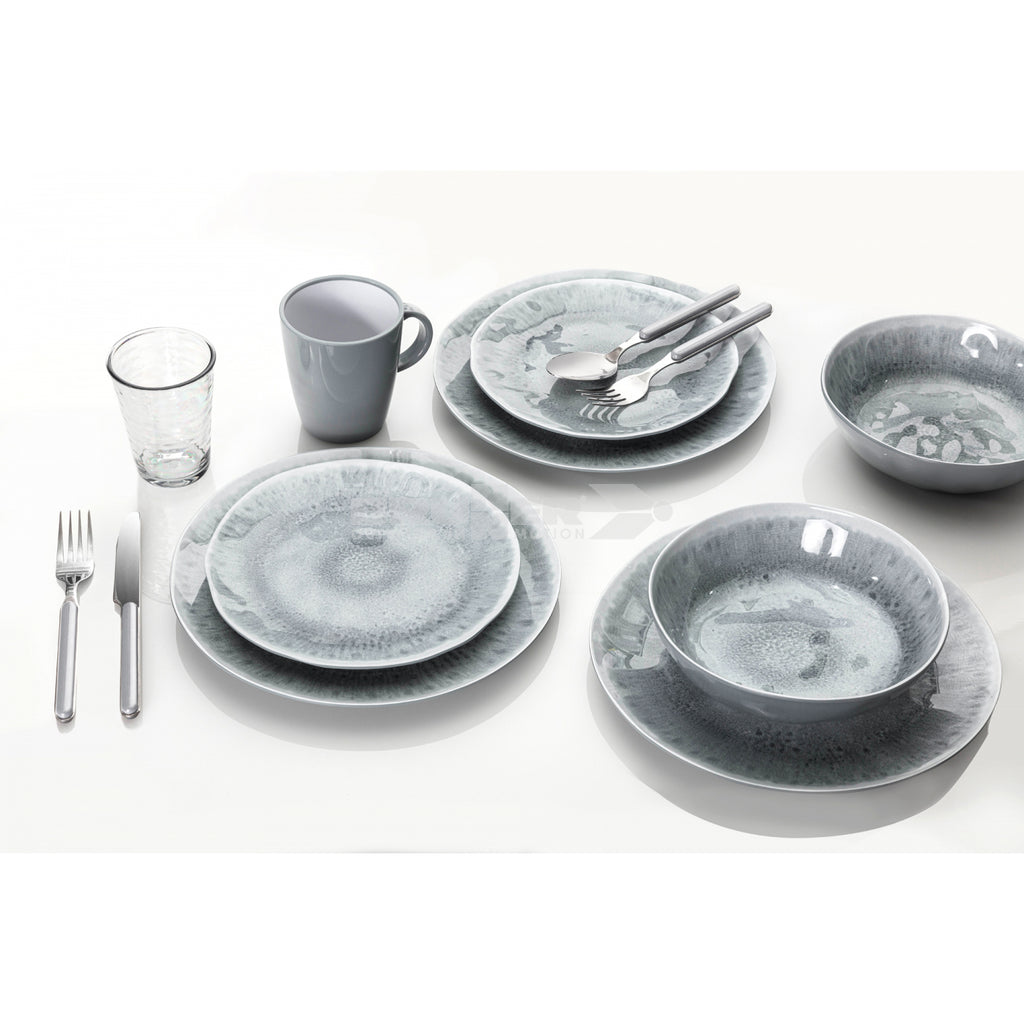 Brunner Pearl Tete a Tete Set 8 Piece Melamine Diner Set