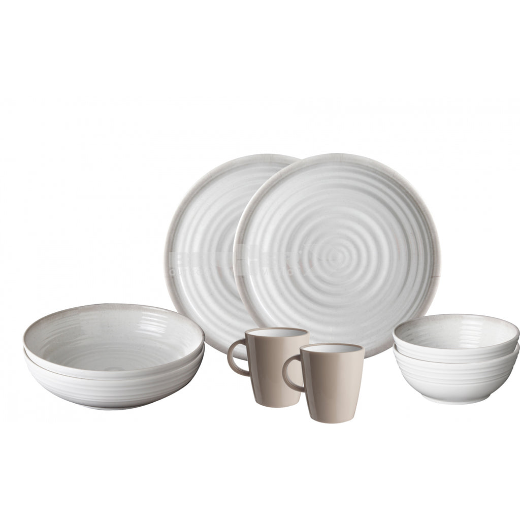 brunner savana tete a tete 8 piece melamine set 