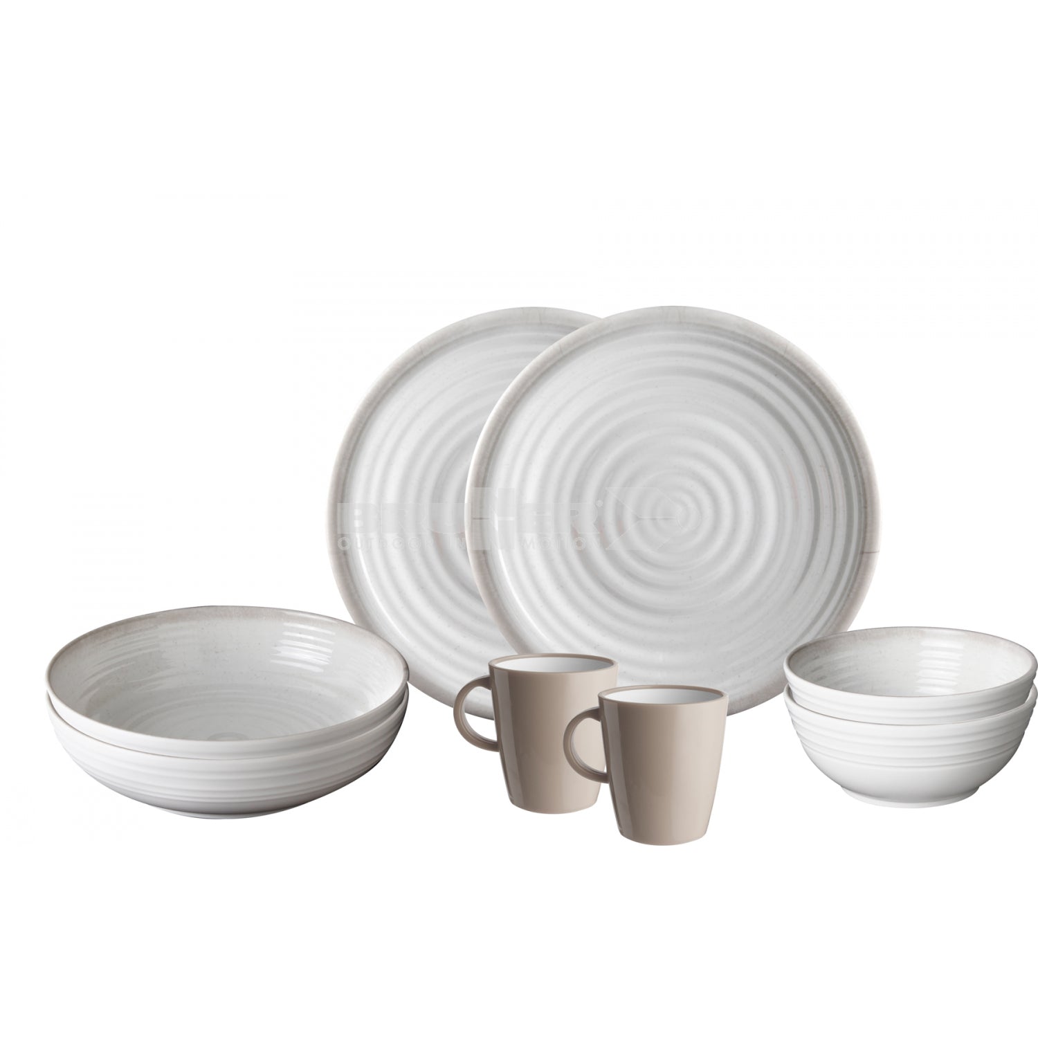 brunner savana tete a tete 8 piece melamine set 
