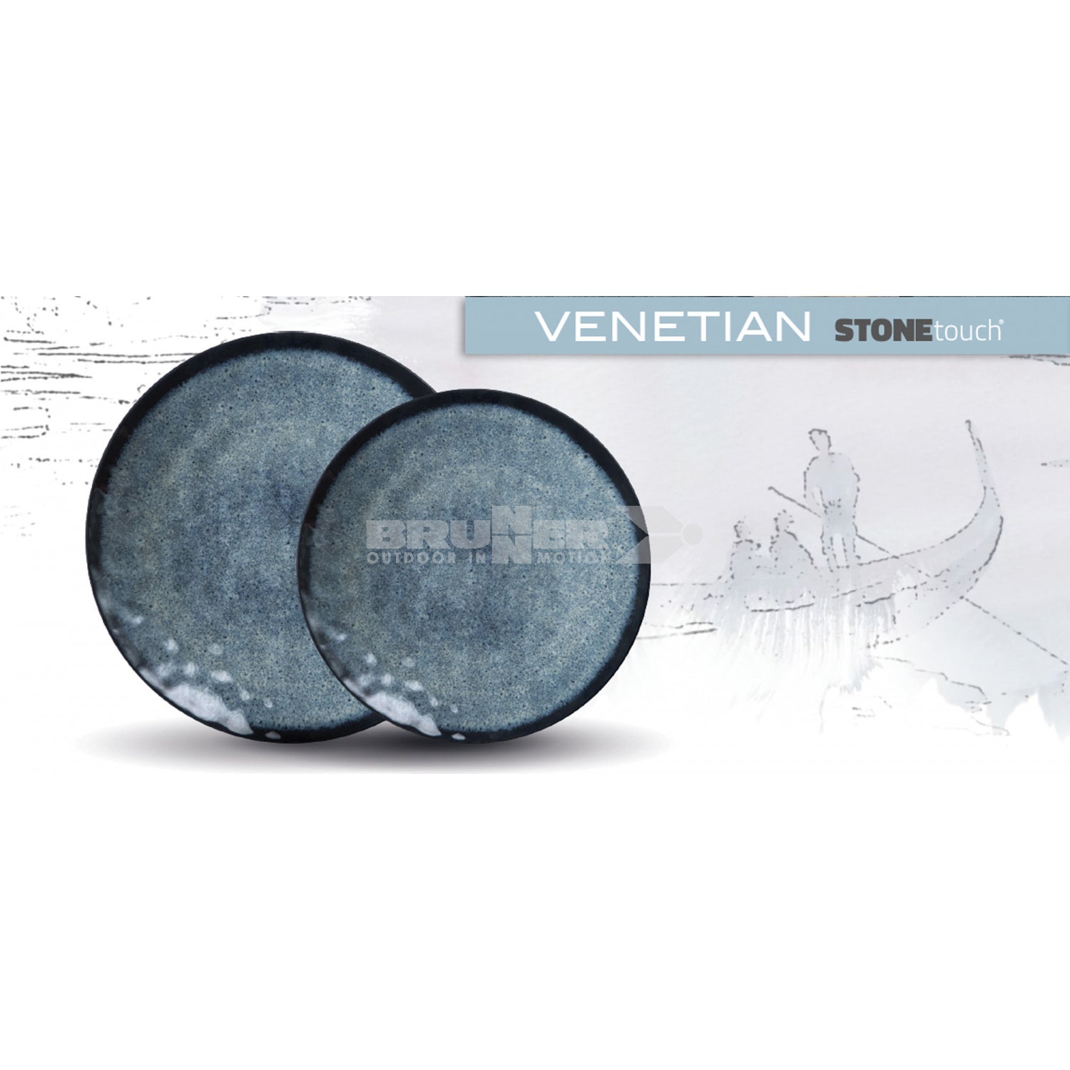 Brunner Venetian Tete a tete 8 Piece Melamine Set
