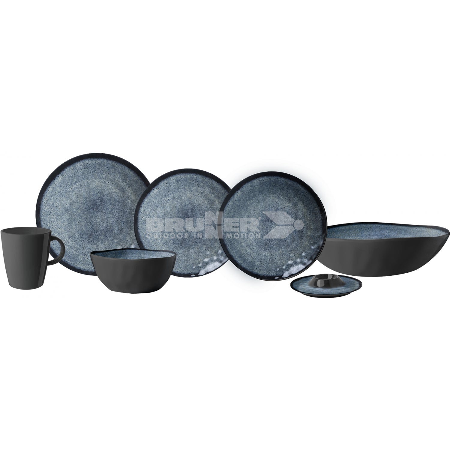 Brunner Venetian Tete a tete 8 Piece Melamine Set
