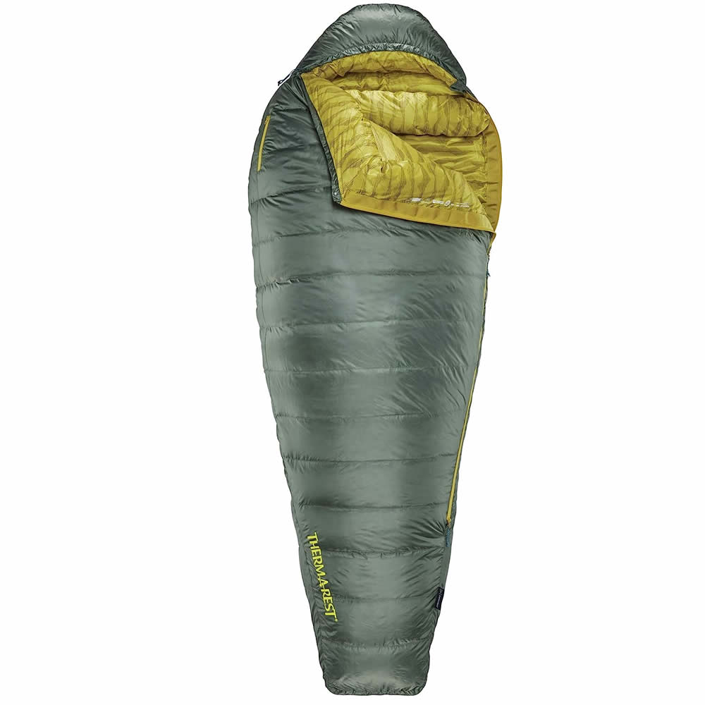 thermarest questar 20f/-6c down sleeping bag long