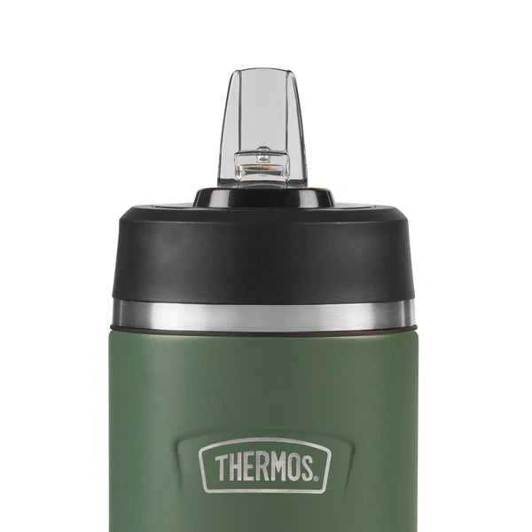 Thermos Icon Flip Lid Water Bottle 530 ml Rock Cap Green