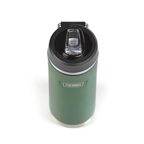 Thermos Icon Flip Lid Water Bottle 530 ml Rock Cap Green
