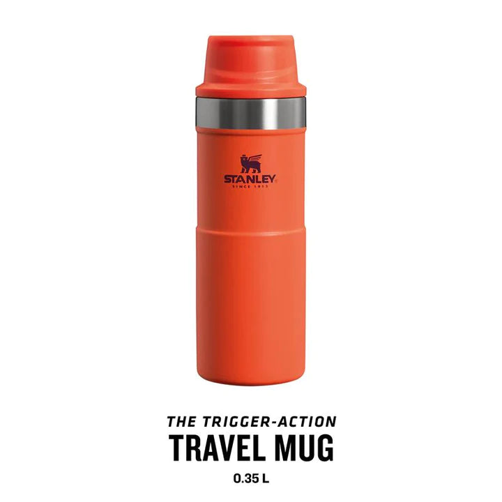 stanley classic trigger action travel mug 0.35l tigerlily