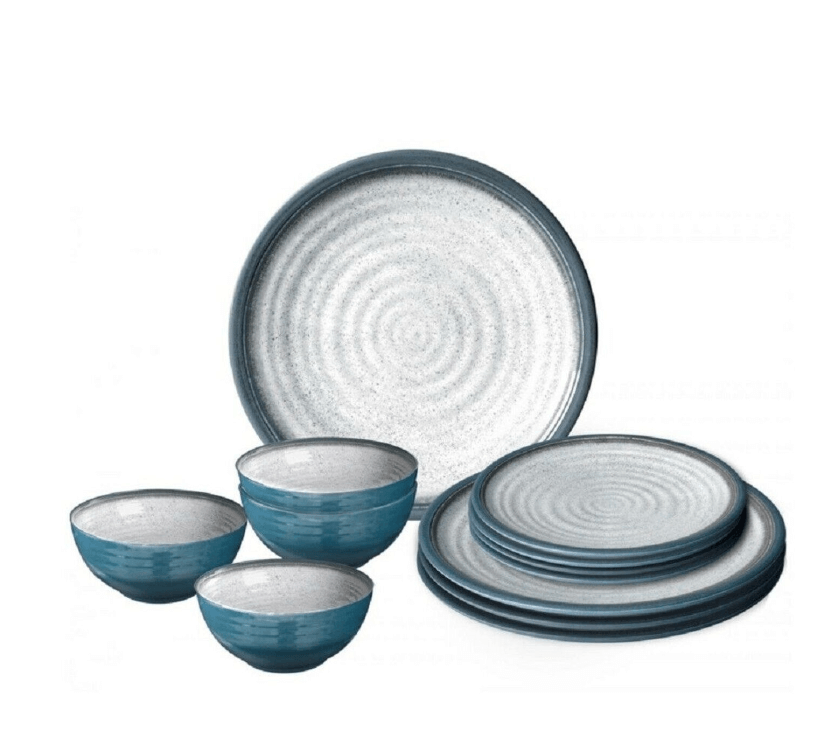 BRUNNER TUSCANY MIDDAY 12 PIECE MELAMINE DINNER SET