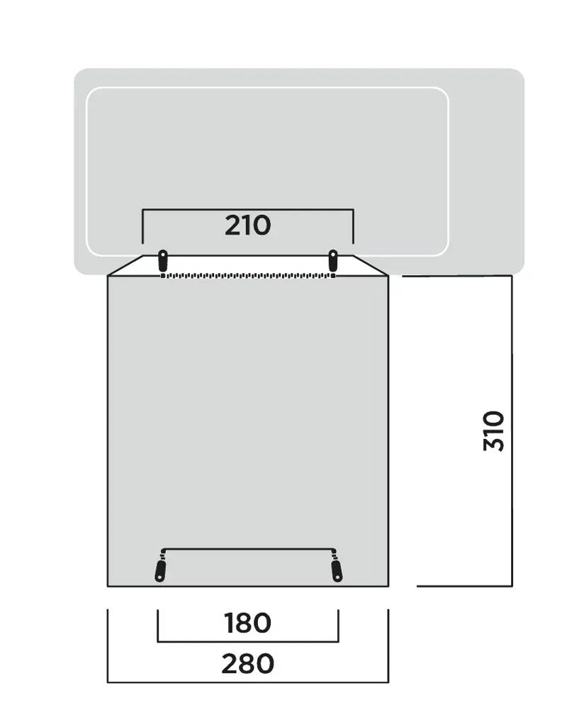 Easy Camp Utne Campervan Driveaway Awning