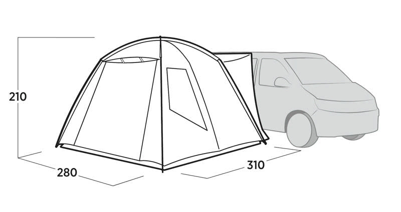 Easy Camp Utne Campervan Driveaway Awning