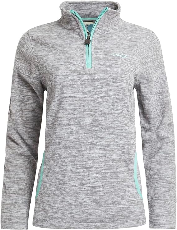 Weird Fish Nancy 1/4 Zip Fleece Jacket