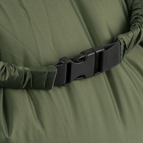 Highlander Lightweight Steel Camping Bed – British Army Style, Green
