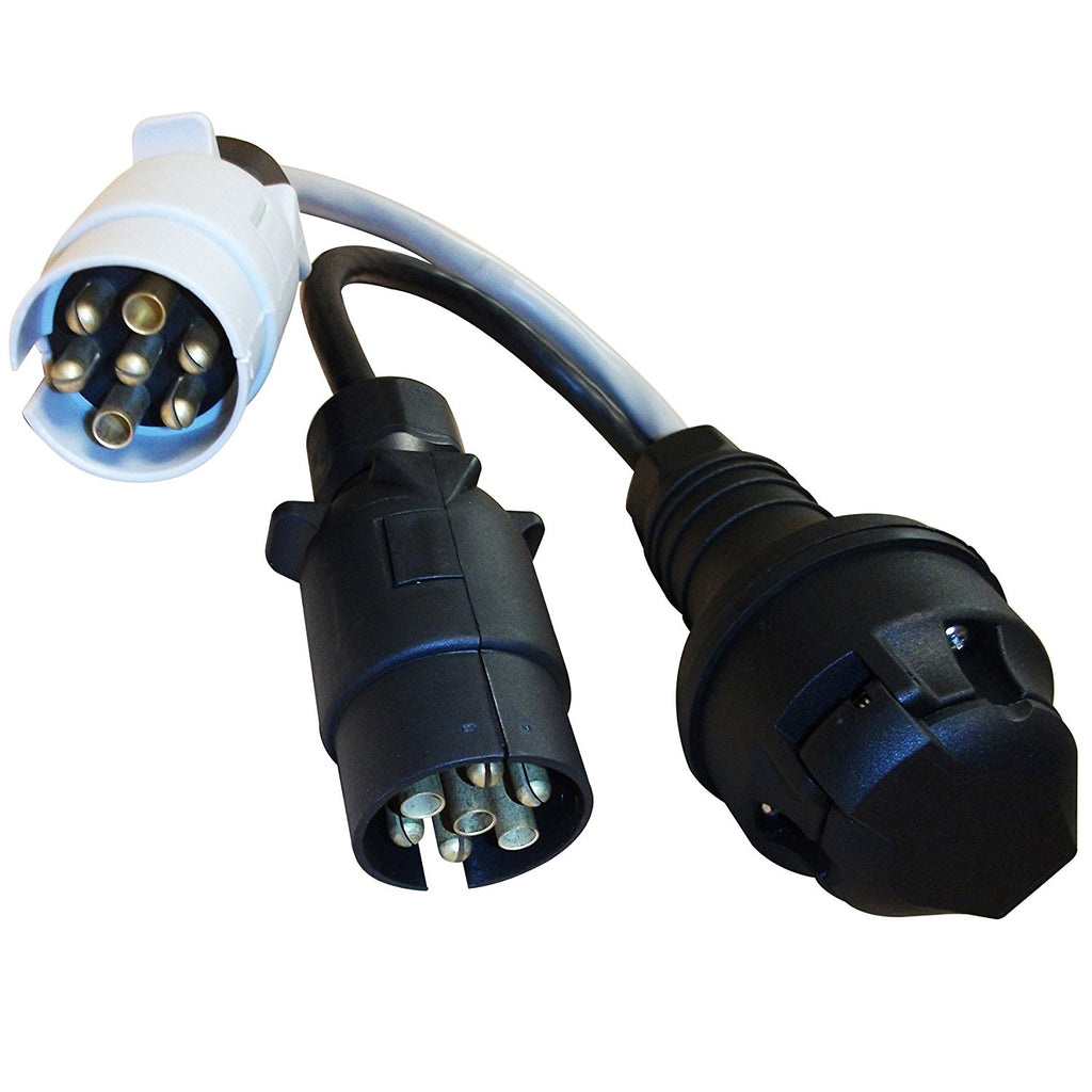 Conversion Lead - 7 pin N & S Plug to 13Pin Socket