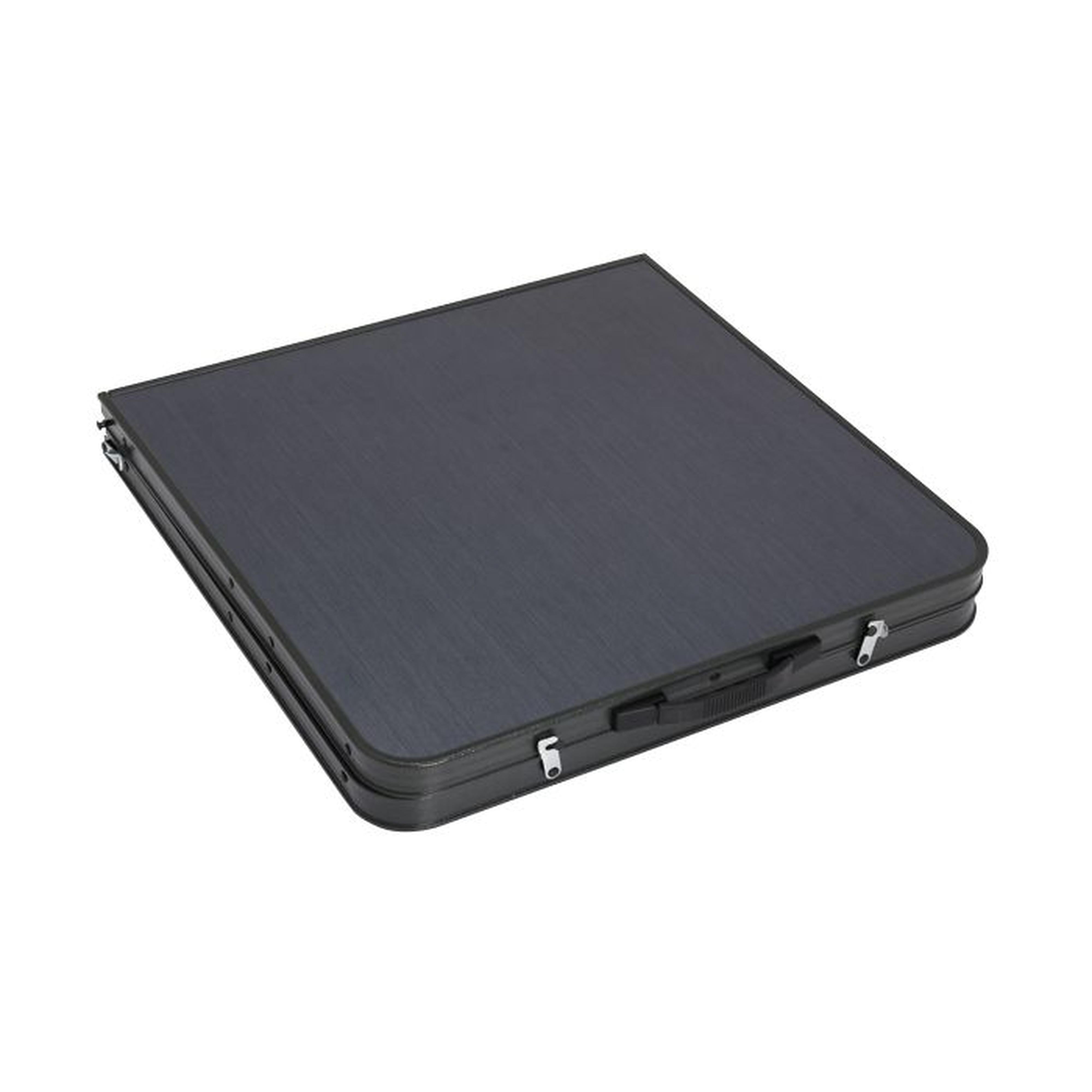 Quest Superlite Stow Folding Table Black
