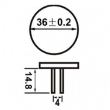 Aten 15 LED Back Pin G4 Warm White