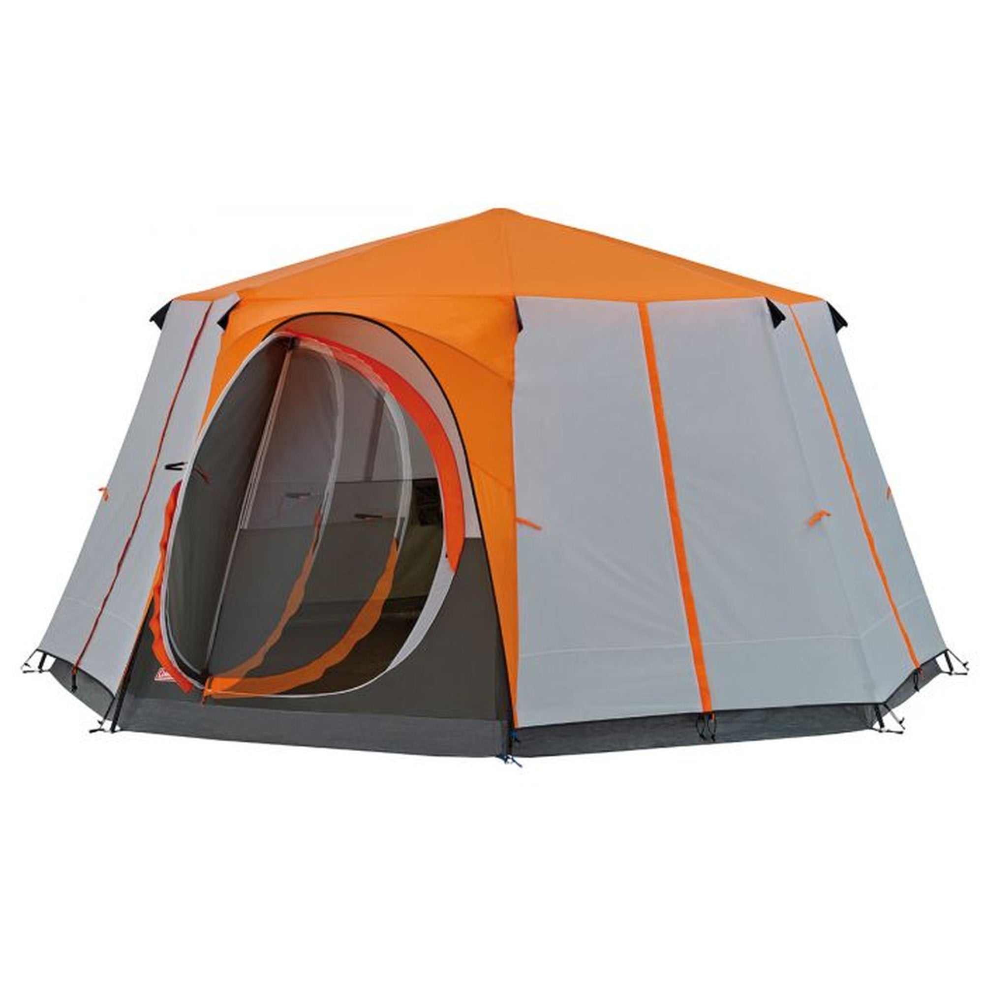 coleman cortes octagon 8 tent orange