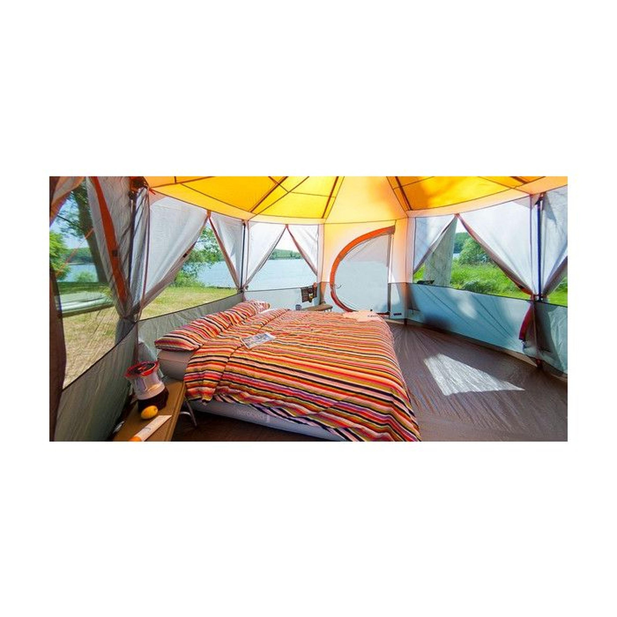 Coleman Cortes Octagon 8 Tent ORANGE