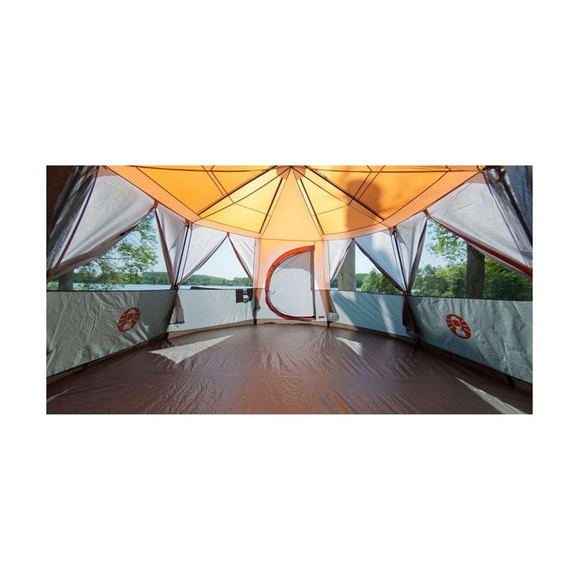 Coleman Cortes Octagon 8 Tent ORANGE