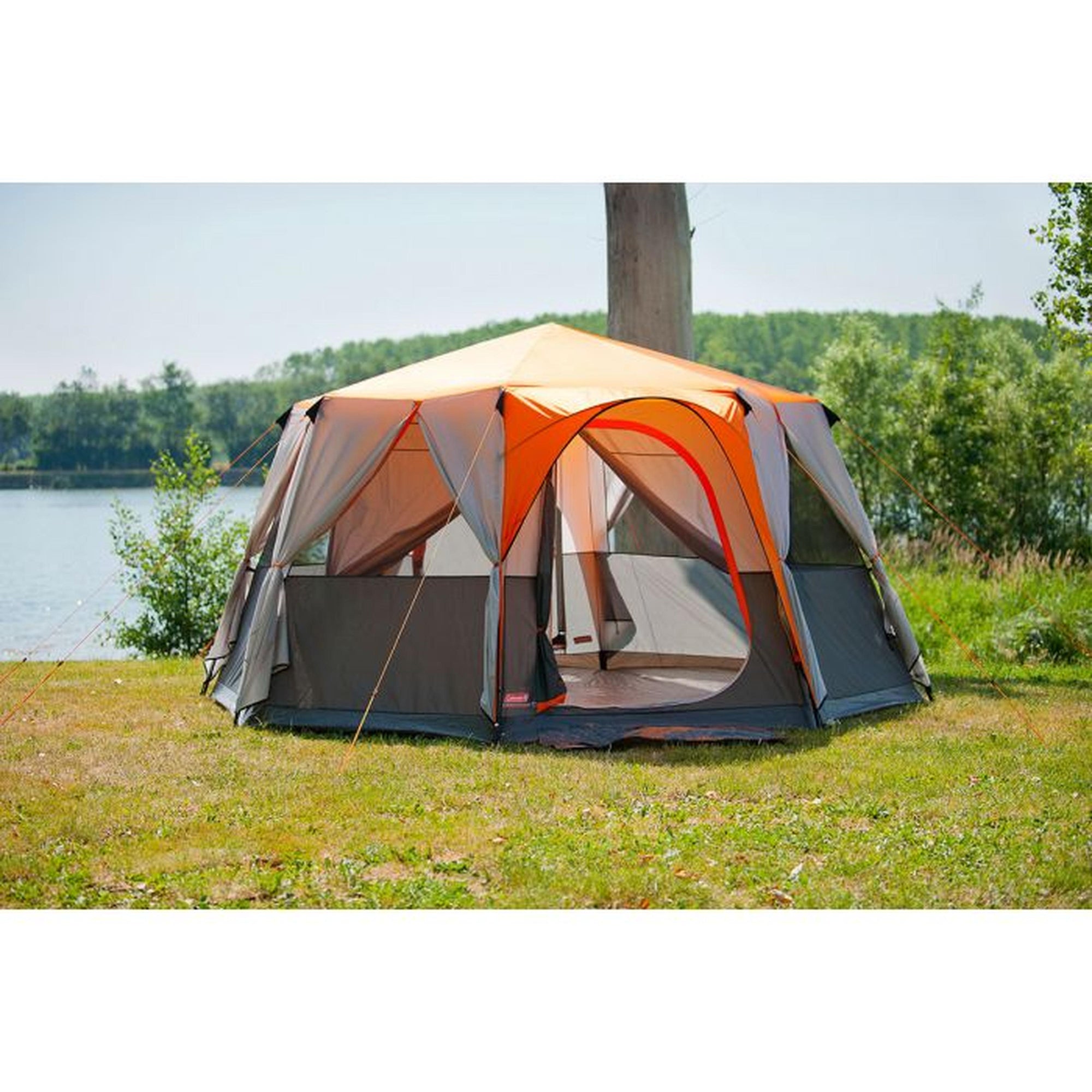 Coleman Cortes Octagon 8 Tent ORANGE