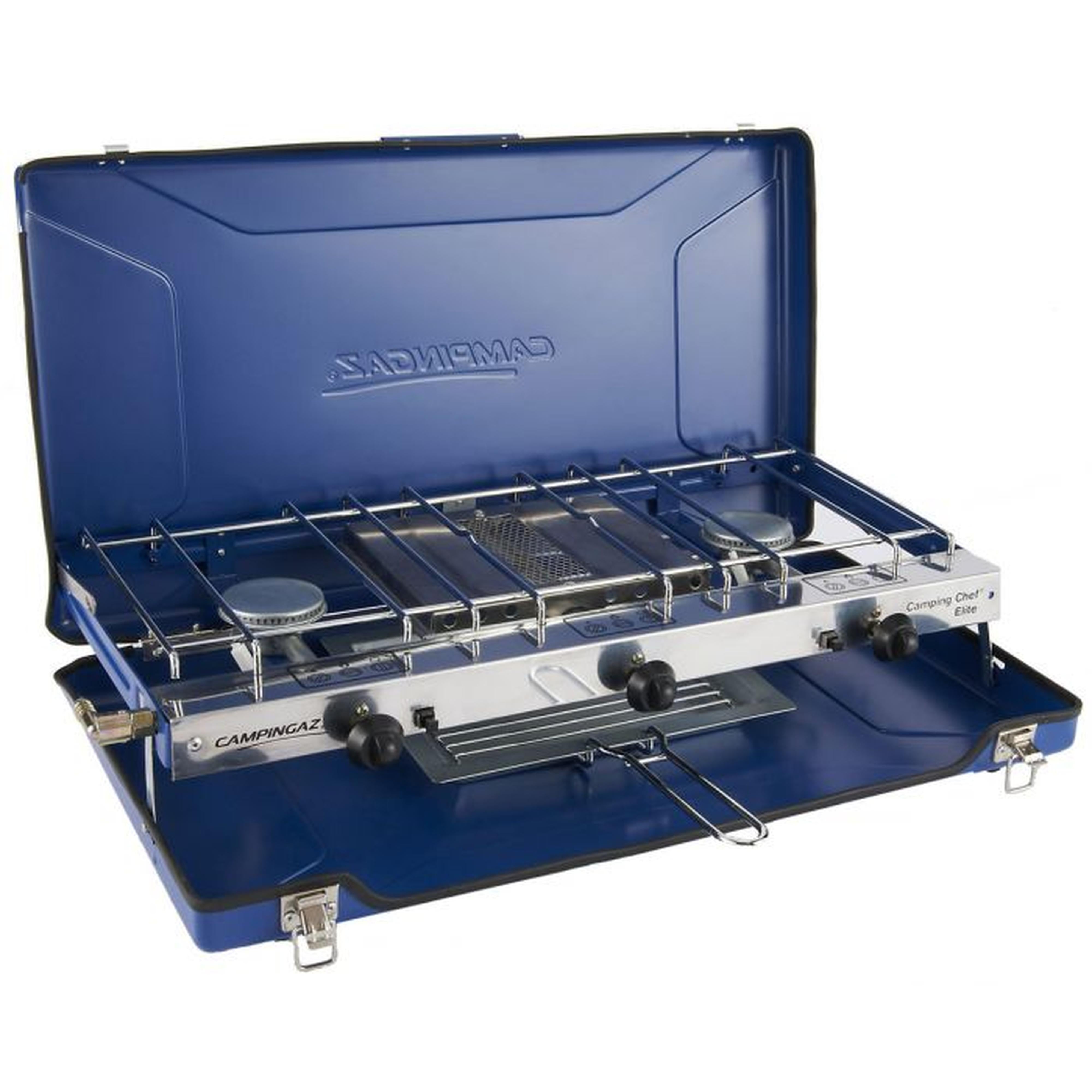 Campingaz Camping Chef Double Burner & Grill Gas Stove