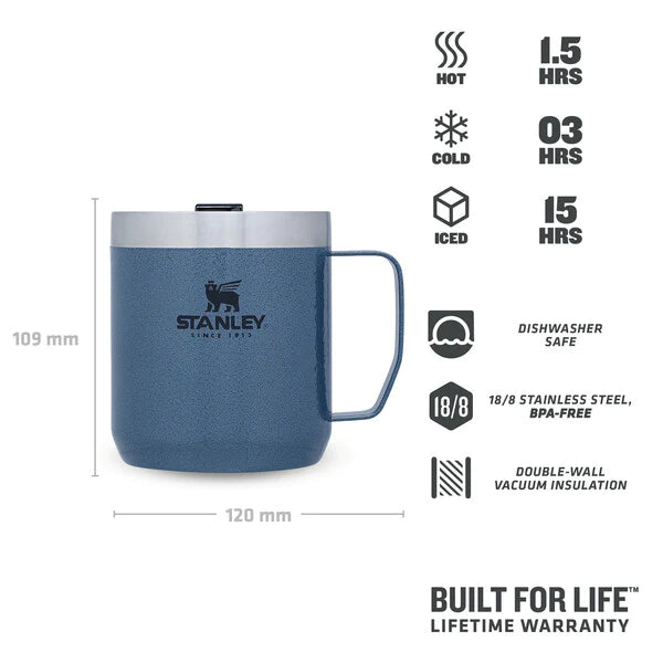 Stanley Legendary Stay Hot Camp Mug 0.35L Hammertone Lake