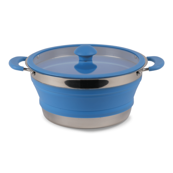 Kampa Folding Saucepan 3L BLUE