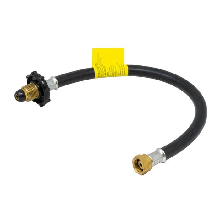 Propane Hand Wheel Hose Assembly 450mm Pigtail For Built In Regulator