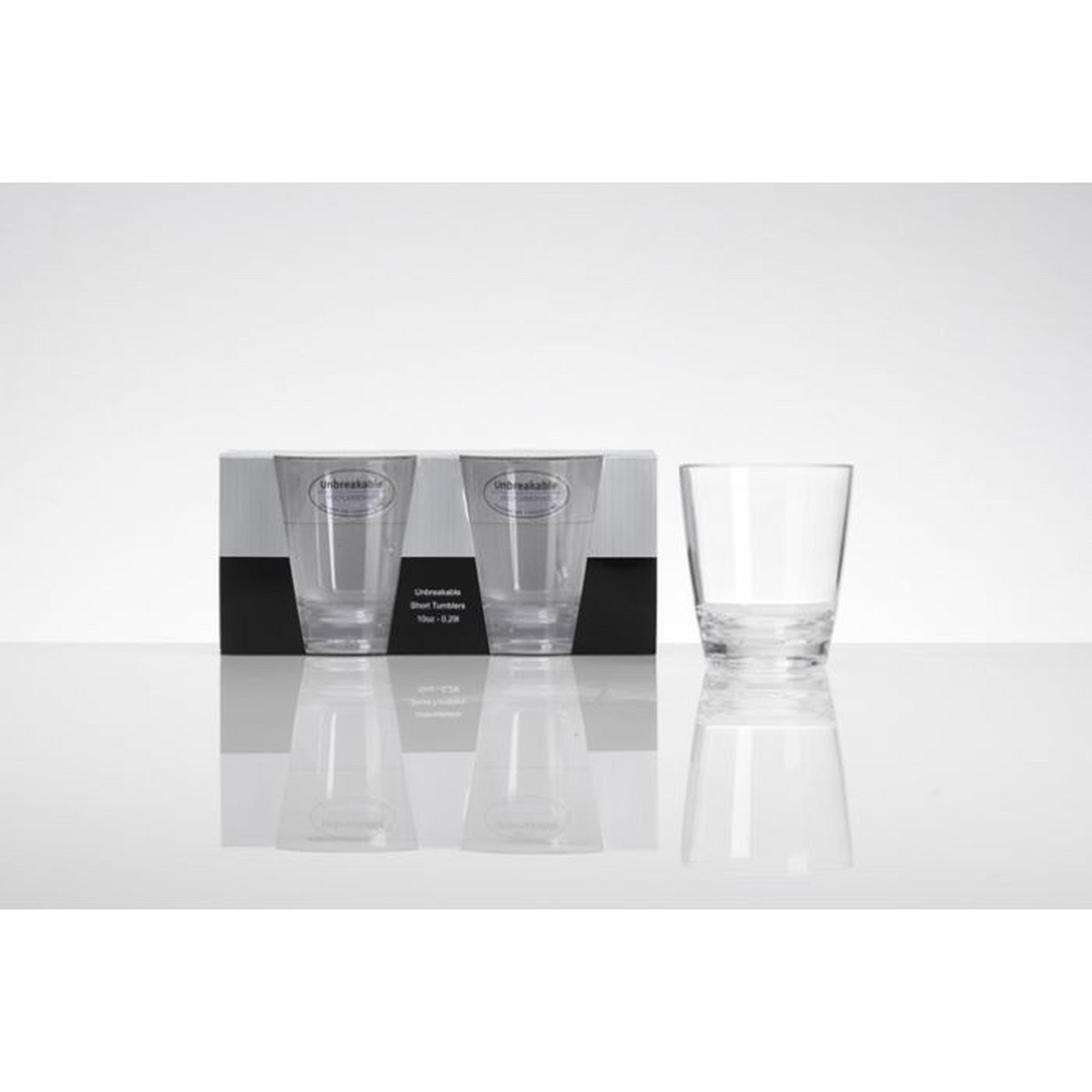 flamefield polycarbonate short tumblers set of 2