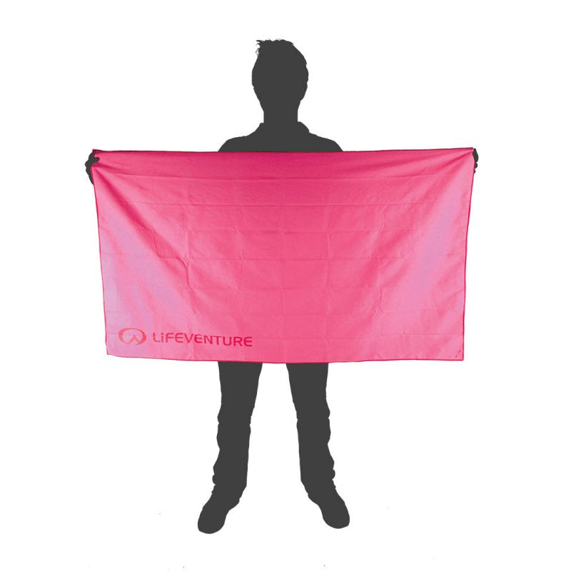 Lifeventure Trek Towel Pink XL