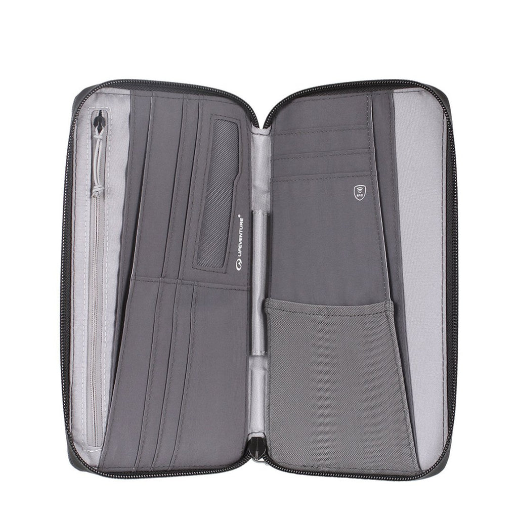 Lifeventure RFID Travel Wallet Grey